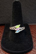 Peridot, Amethyst, Topaz Ring