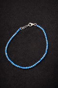 Blue Apatite Bracelet - 6.5" to 7.5"