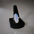 Rainbow Moonstone Ring
