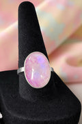 Pink Moonstone Ring