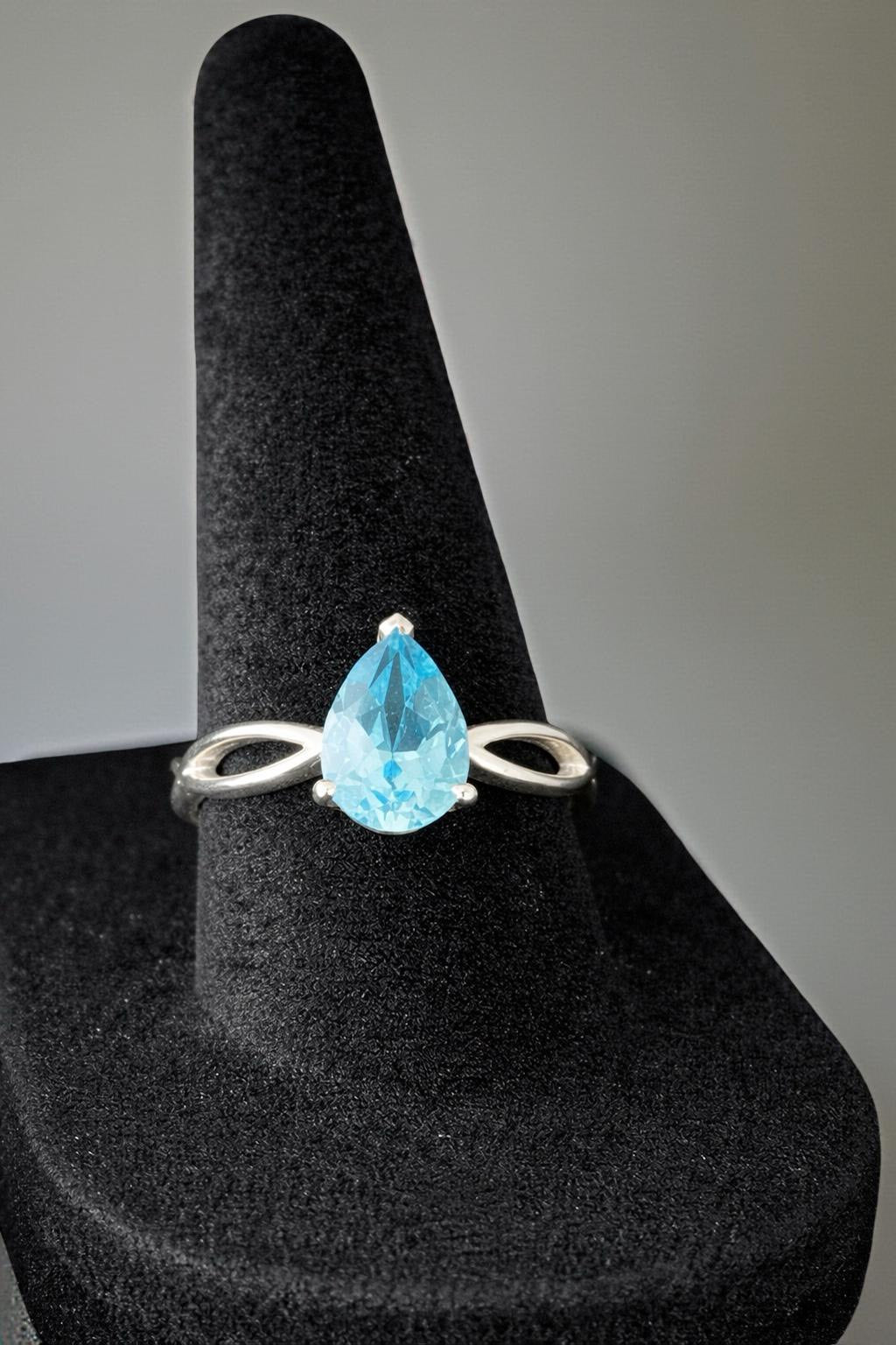 Sky Blue Topaz Ring
