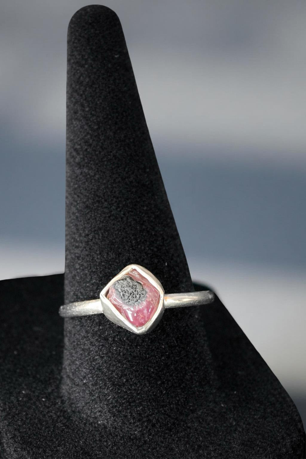 Rough Tourmaline Ring