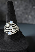 Multi Moonstone Ring