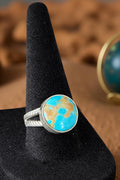 Size 8 - American Turquoise Ring