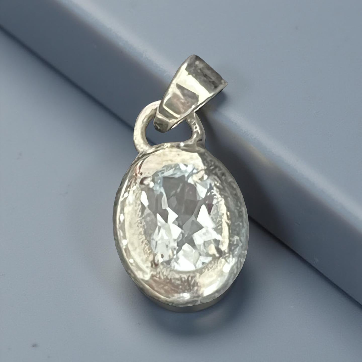 Blue Topaz Pendant
