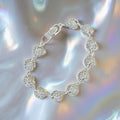 Moissanite tennis bracelet