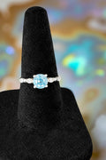 Swiss Blue Topaz Ring