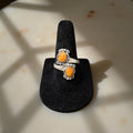 Orange Spiny Oyster Bypass Ring