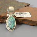 Lone Mountain Turquoise Pendant