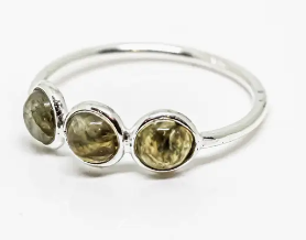 Size 8 - Labradorite Stacker Ring