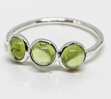 Size 6 - Peridot Stacker Ring
