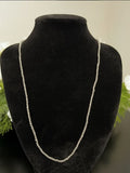 Grey moonstone string necklace