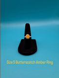 Size 5 - Butterscotch Amber Ring