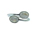 Rainbow Moonstone adjustable ring