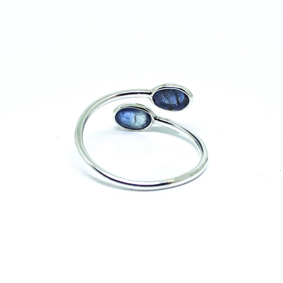 Tanzanite adjustable ring
